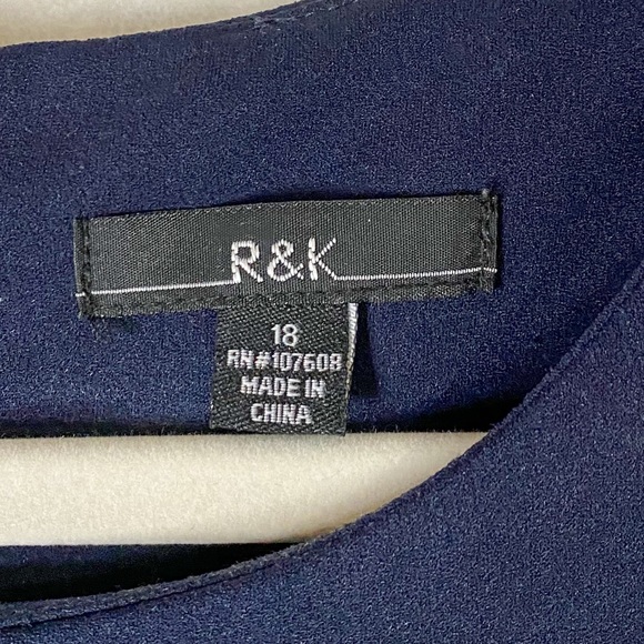 Sleeveless Striped Dress - Navy, White, and Teal - Picture 7 of 10